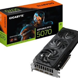Gigabyte GeForce RTX 5070 WINDFORCE OC SFF 12G Scheda Grafica - 12GB GDDR7, 192 bit, PCI-E 5.0, 2542 MHz Core Clock, 3 x DP 2.1a, 1 x HDMI 2.1b, NVIDIA DLSS 4